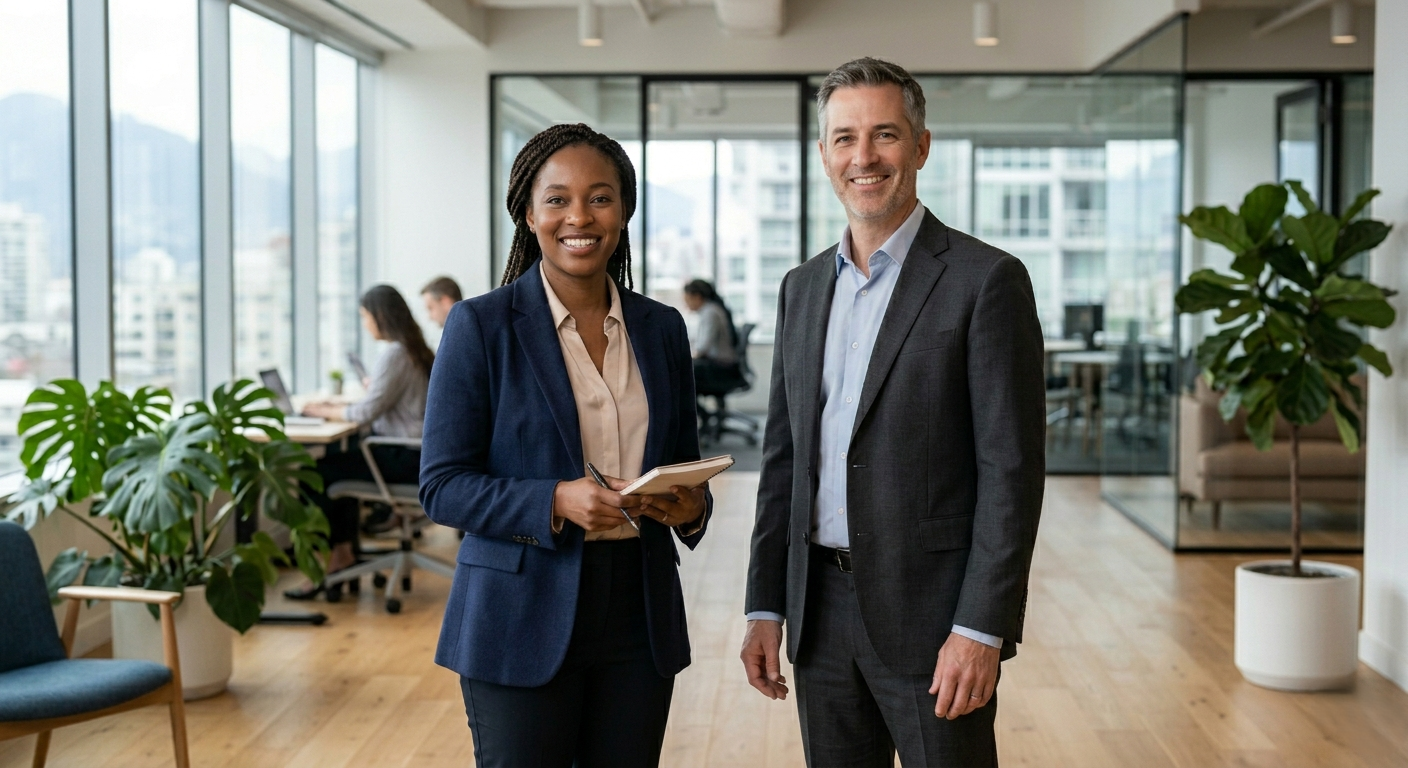 Fiduci Consulting professionals in a modern Vancouver office